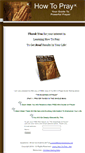 Mobile Screenshot of learnhowtopray.net